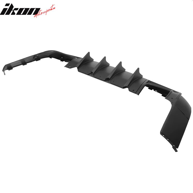 Bakre diffuser – V4-stil – mattsvart – Dodge Challenger 2015–2023 - 5