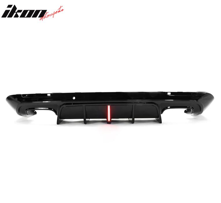 Bakre diffuser – CS-stil – LED-ljus – mattsvart – Dodge Challenger 2015–2023 - 6