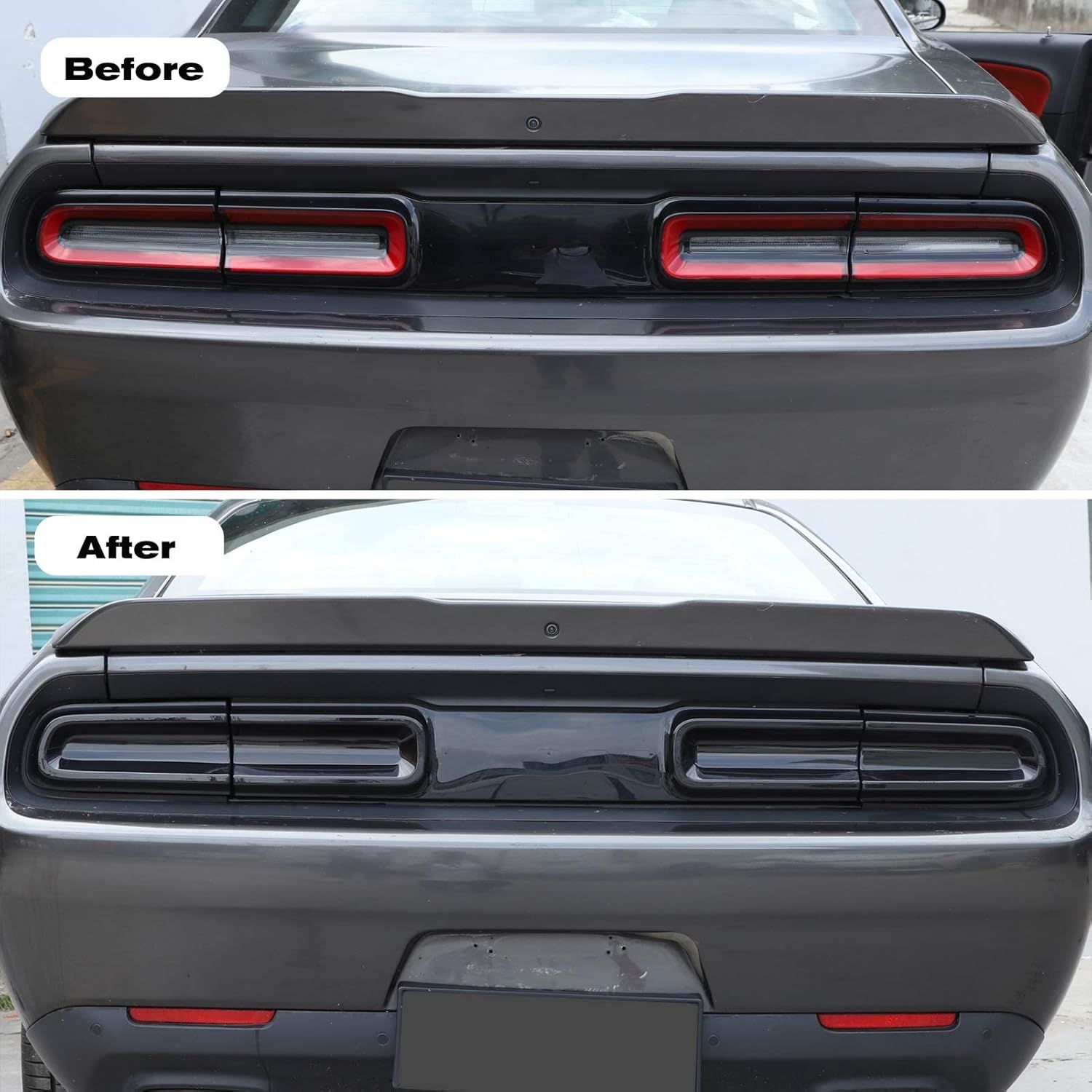 Bakljuskåpor – röktonade – Dodge Challenger 2015–2023 - 4