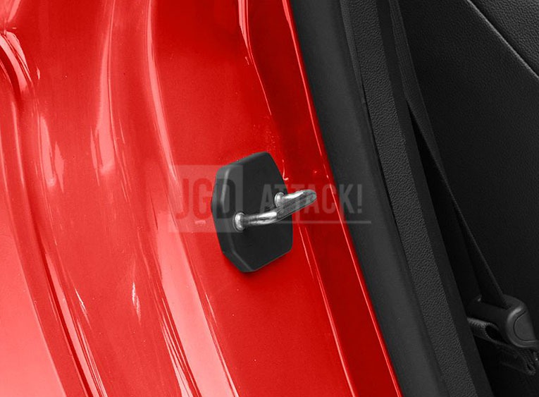 Täckkåpor till dörrlåsbyglar – svarta – par – Dodge Challenger 2008–2023