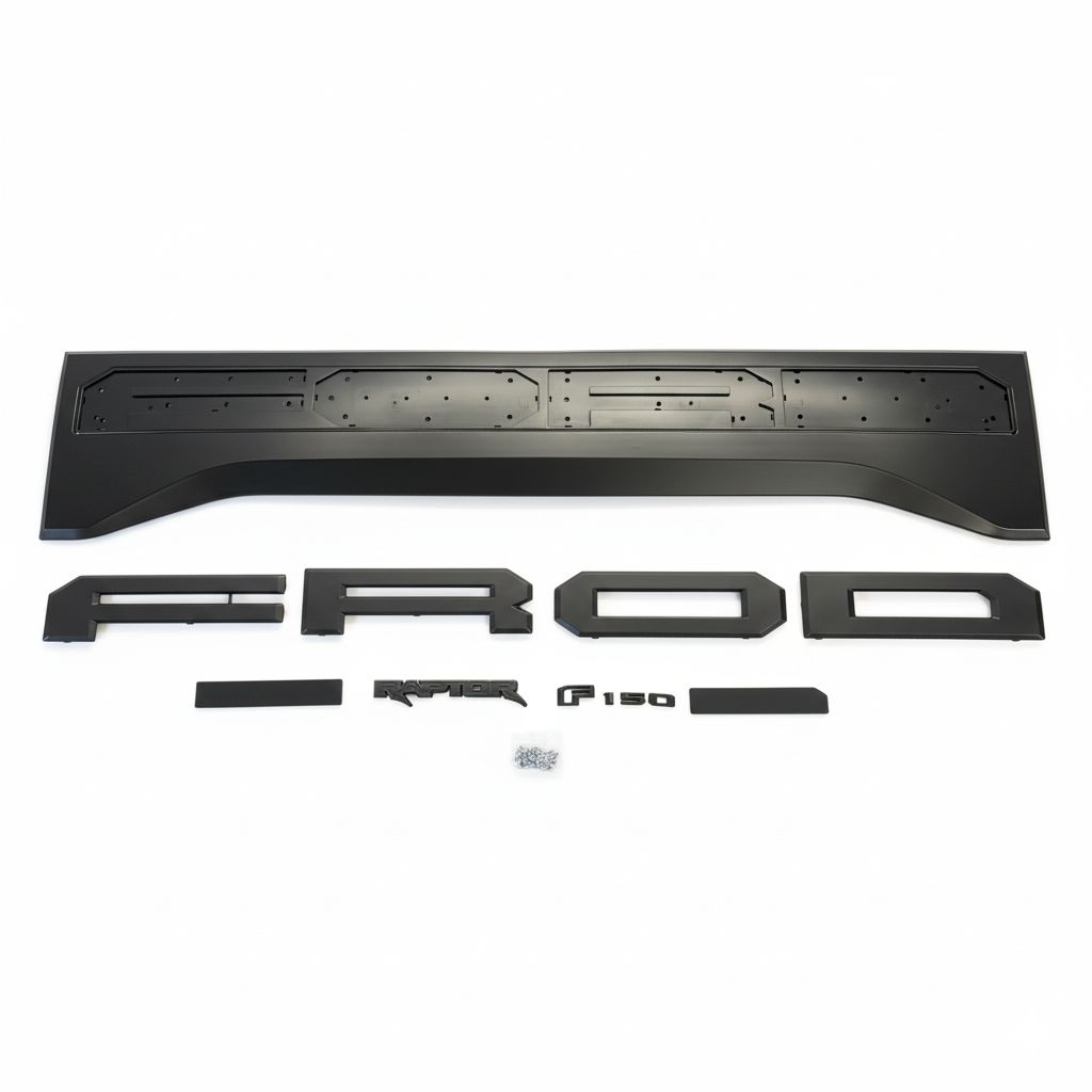 Bakluckepanel – Raptor Style – Mattsvart (F150 18-20) - 6