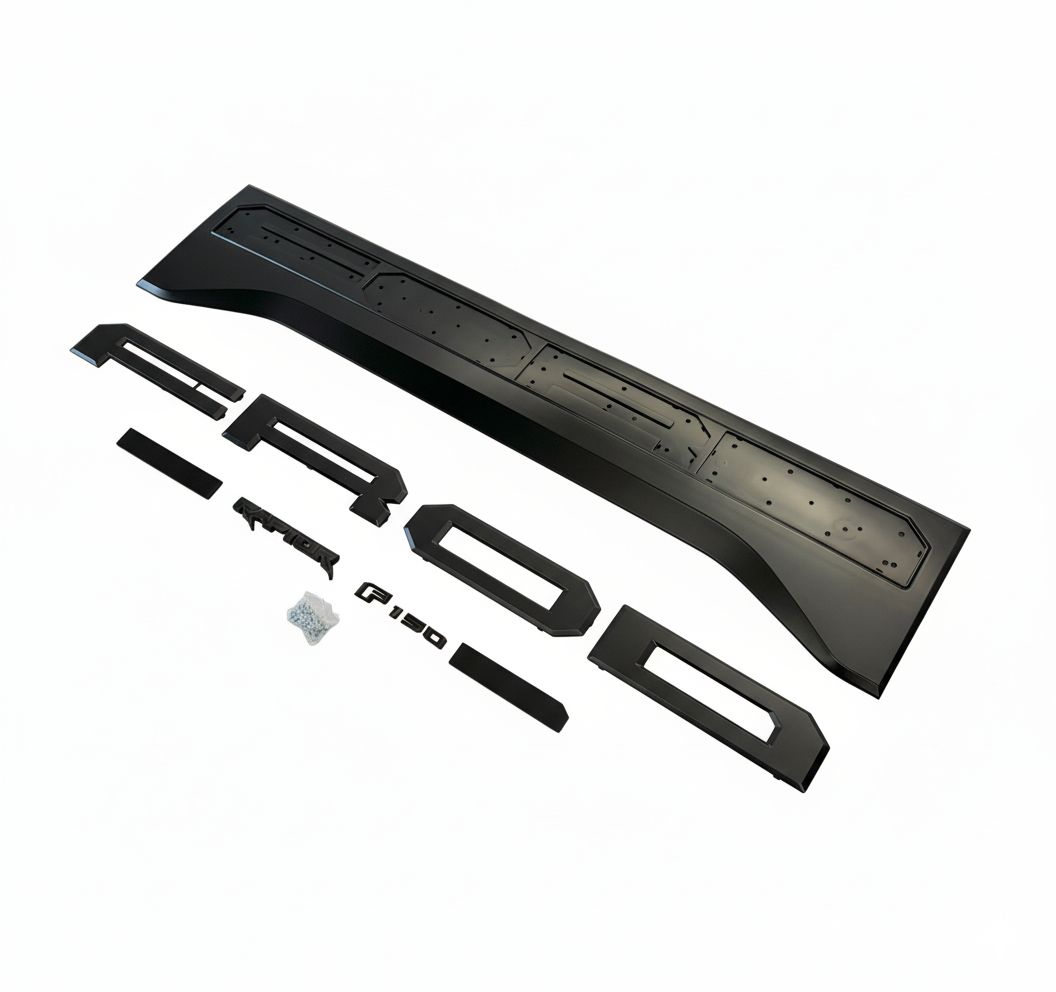 Bakluckepanel – Raptor Style – Mattsvart (F150 18-20) - 7