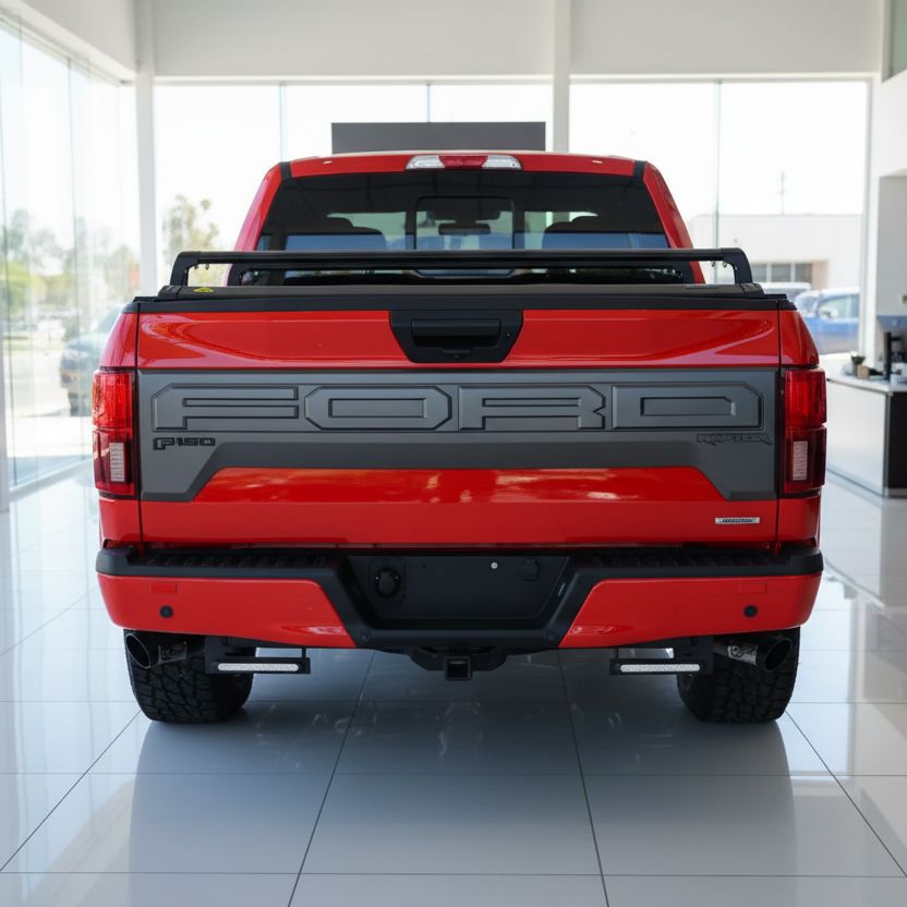 Bakluckepanel – Raptor Style – Mattsvart (F150 18-20) - 5