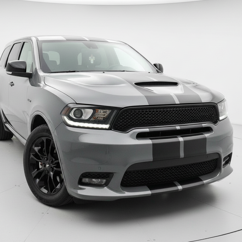 Frontstötfångare med LED-varselljus – IKON 2018+ SRT-stil – Dodge Durango 2014–2020 - 3