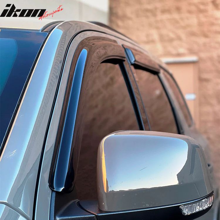 Vindavvisare till sidorutor – röktonade – 4 delar – Dodge Durango 2011–2026 - 2