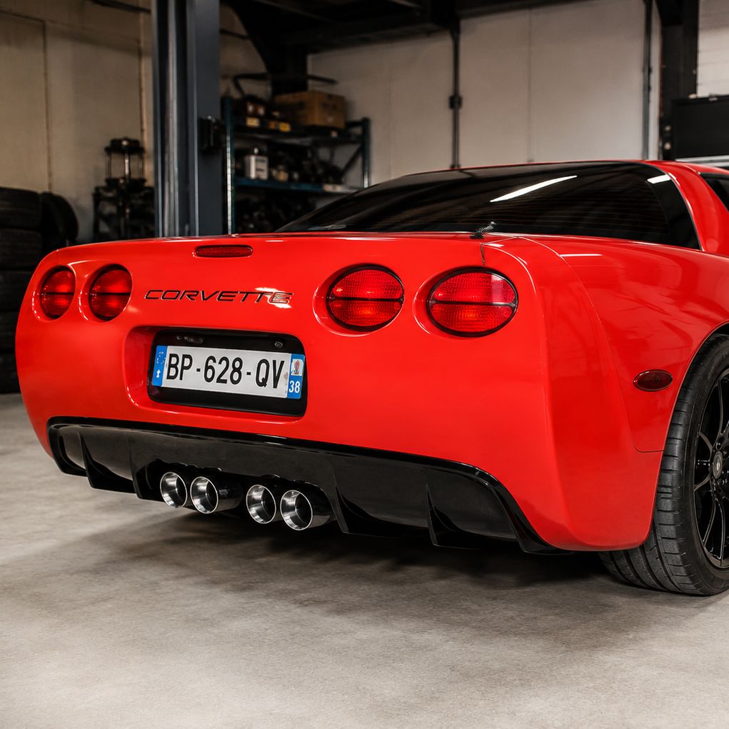 Bakdiffuser – blanksvart (CORVETTE C5 97–04) - 9