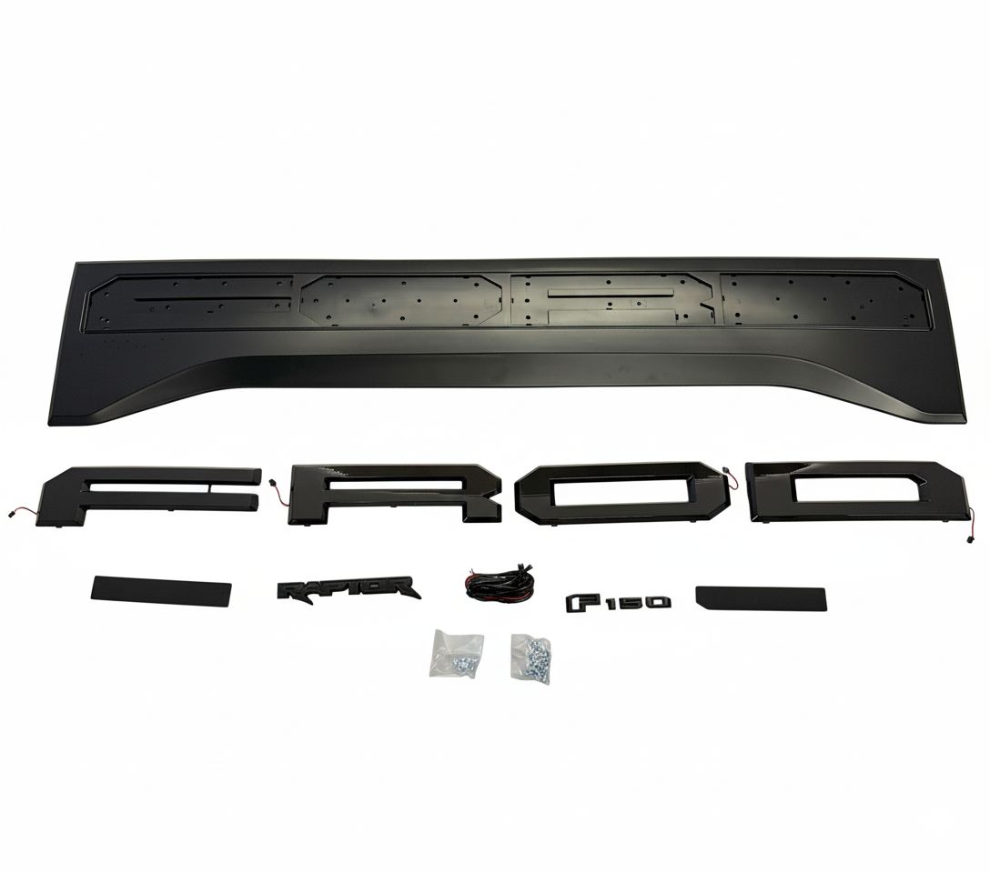 LED Bakluckepanel – Raptor Style – Mattsvart (F150 15-17) - 7