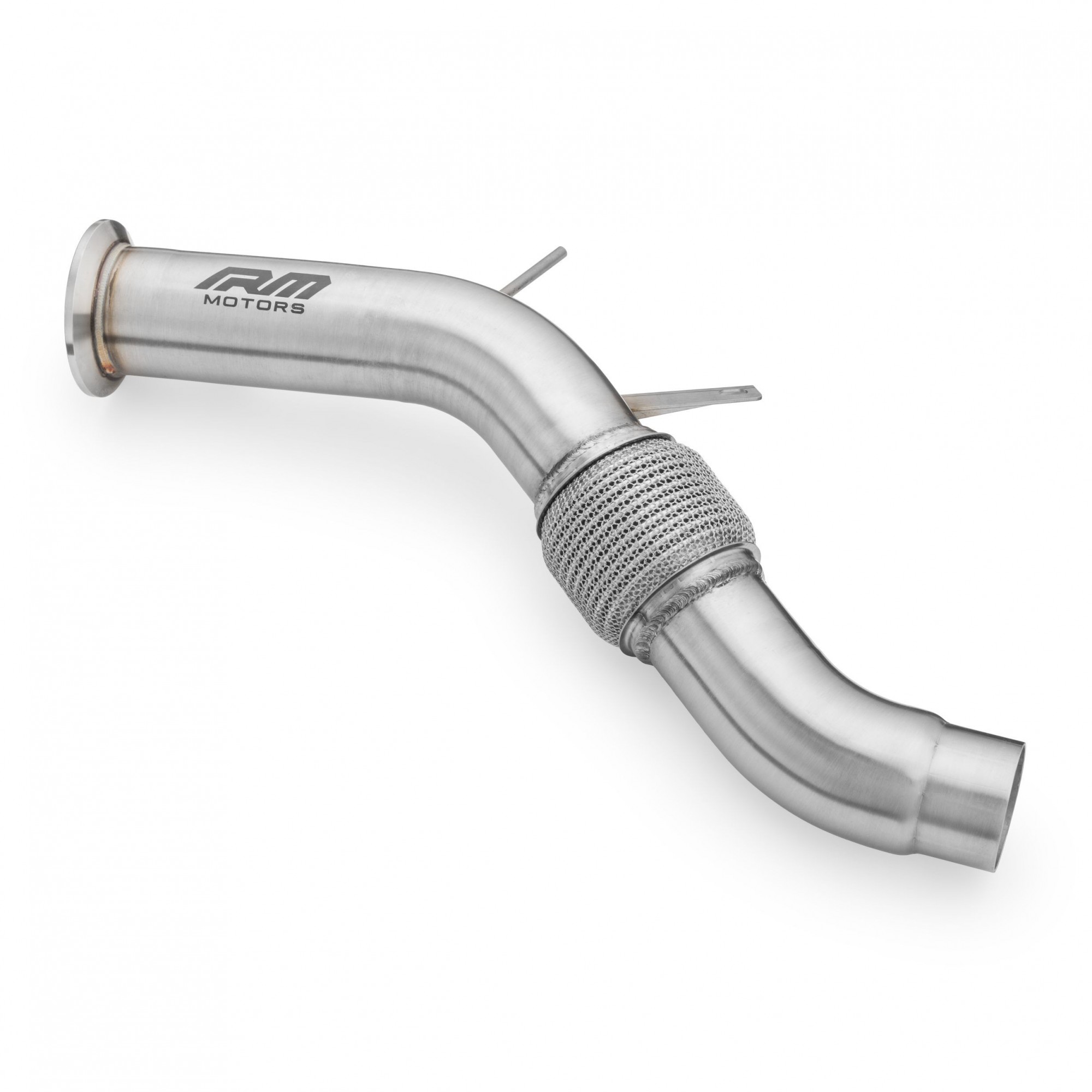 RM Motors downpipe BMW E70 X5 30dx, 40dx N57, N57S - 2