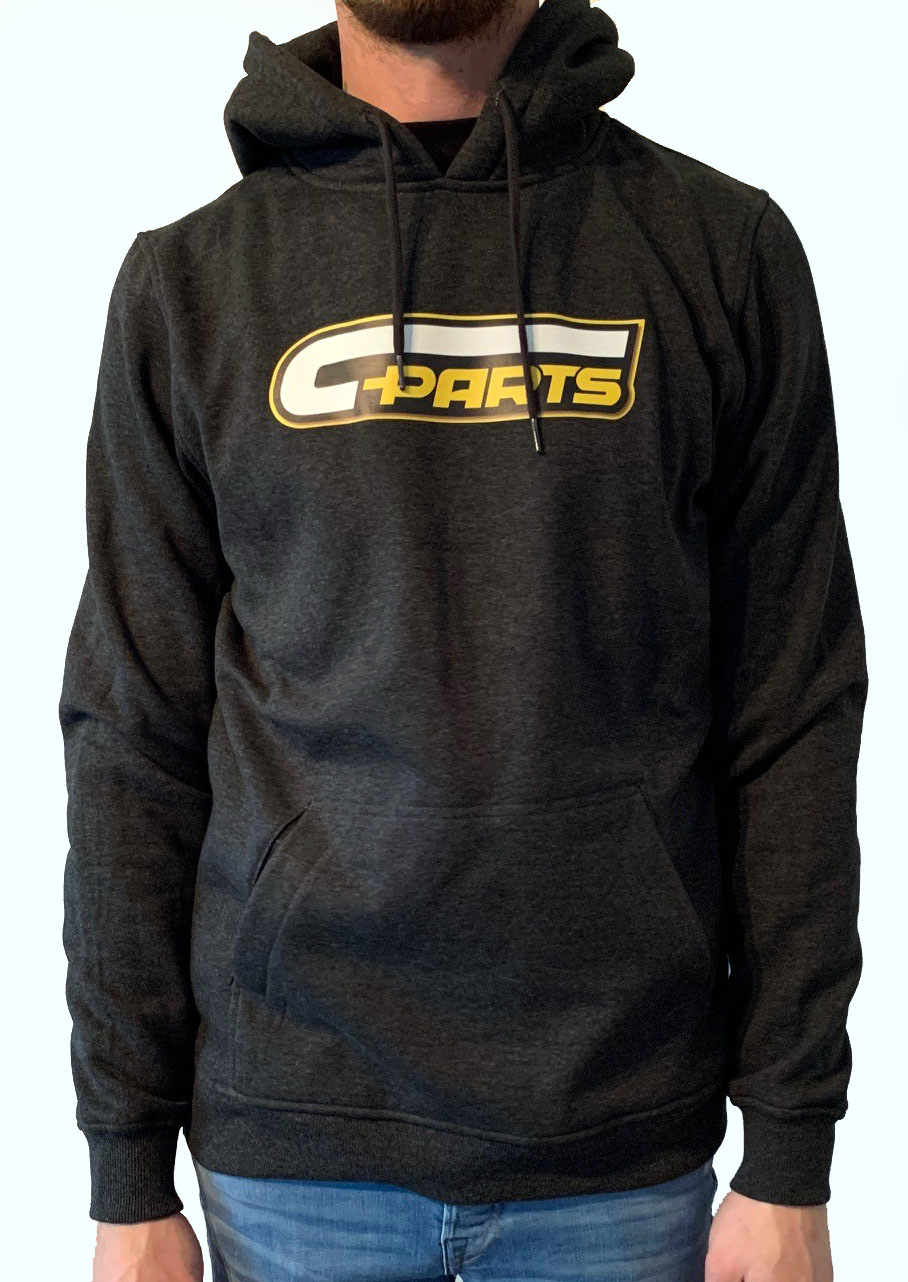 C-parts Hoodie Mörkgrå - 3