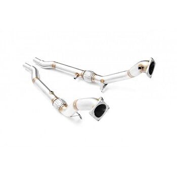 Downpipe DECAT AUDI A6/S6 C5 2.7 biturbo 64mm