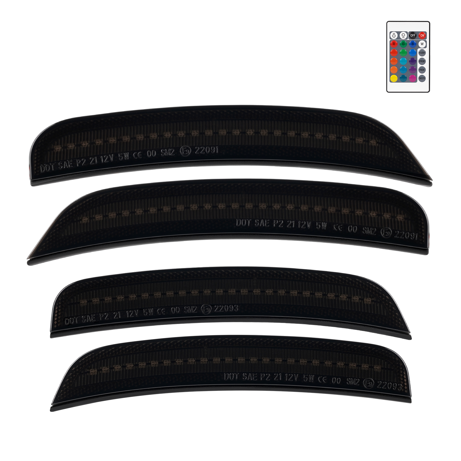 RGB LED-sidomarkeringar fram och bak – sats (CHRYSLER 300 15–23) - 15