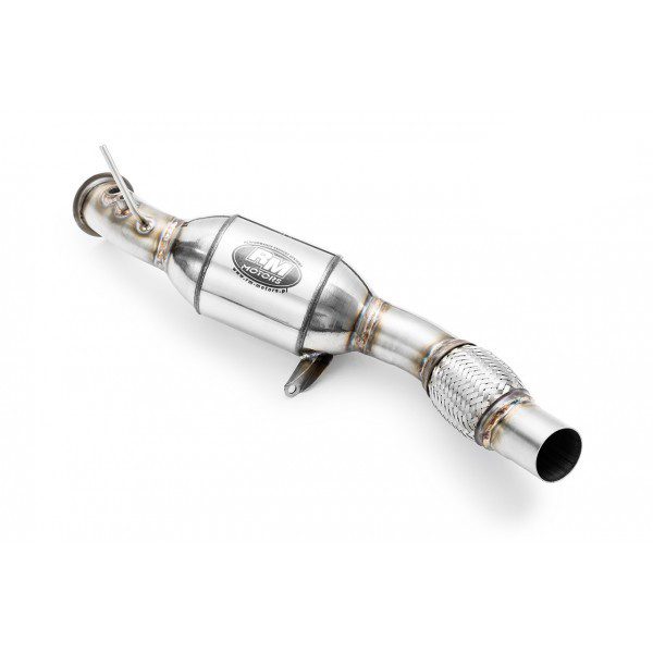 RM Motors downpipe BMW E90, E91, E92, E93 316d, 318d, 320d N47 med katalysator