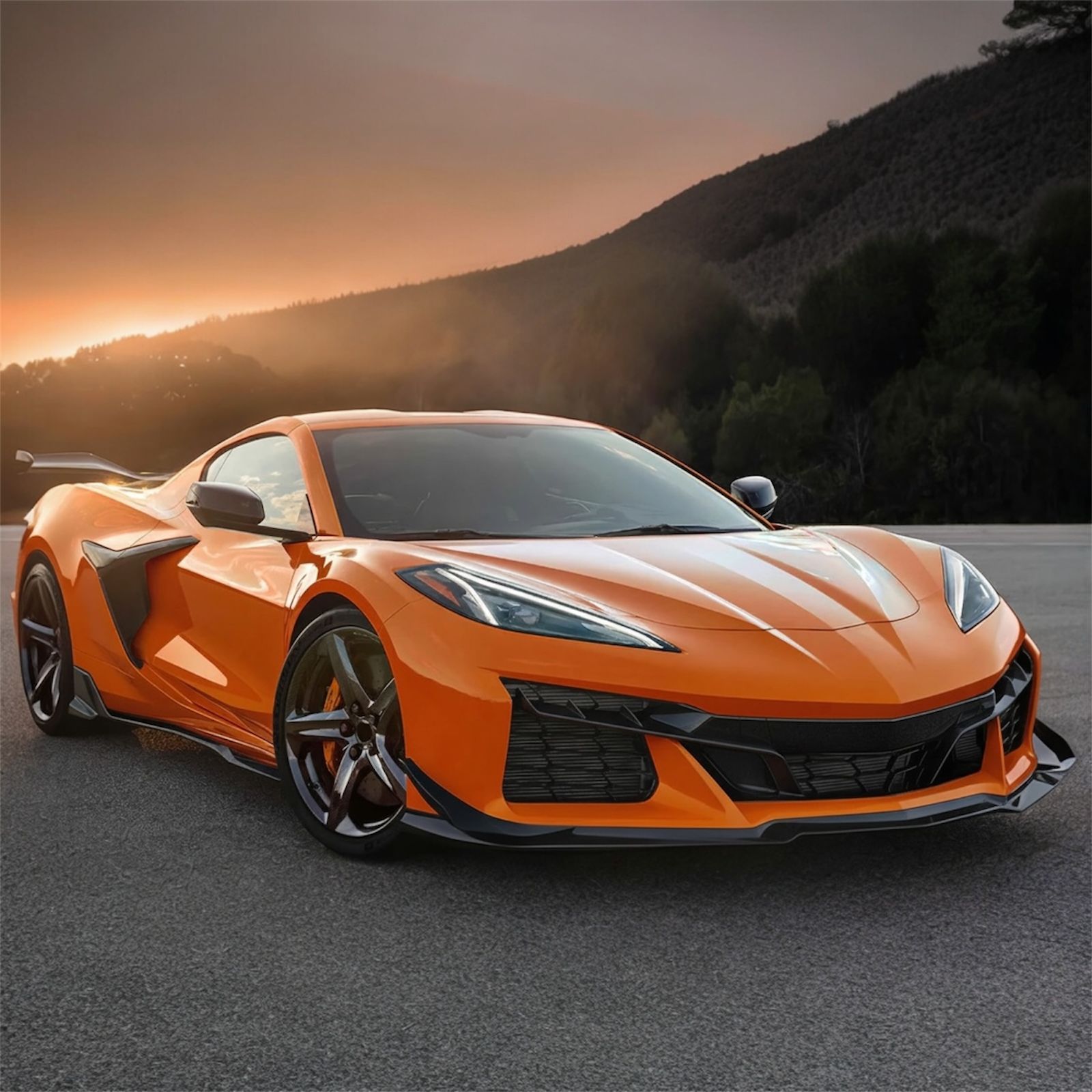 Grillinsatser för främre stötfångare (CORVETTE C8 Z06/ZR1/E-Ray) - 4