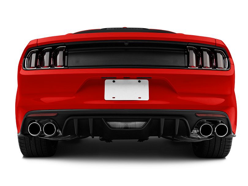 Rear Diffuser för 4 ändrör RTR (MUSTANG 15-17 Ecoboost Premium, GT Premium) - 2
