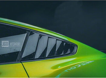 Quarter Fönster Louvers (MUSTANG 15-20 Fastback)