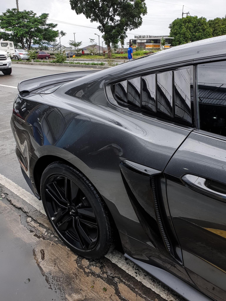 Quarter Fönster Louvers (MUSTANG 15-20 Fastback) - 2