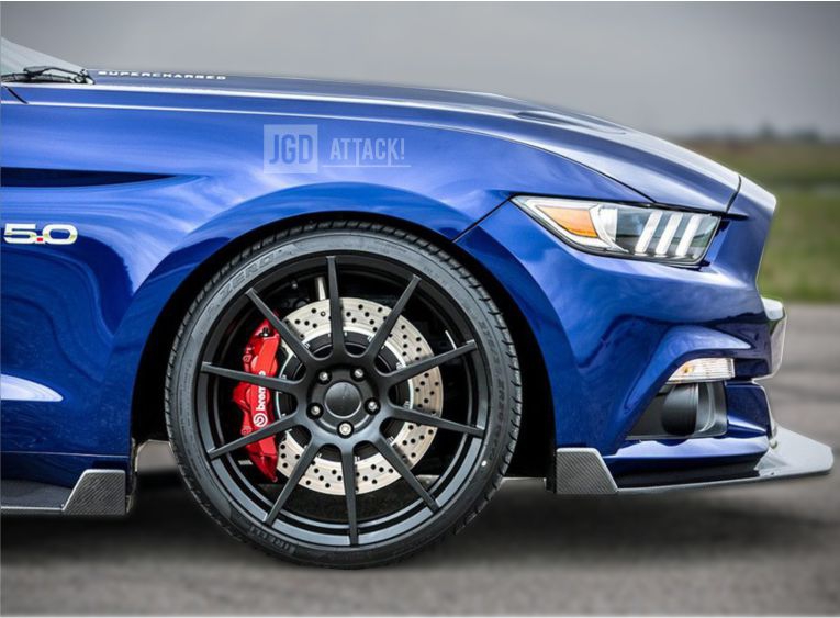 Frontläpp / Splitter Platt (FORD MUSTANG 2015-2017)