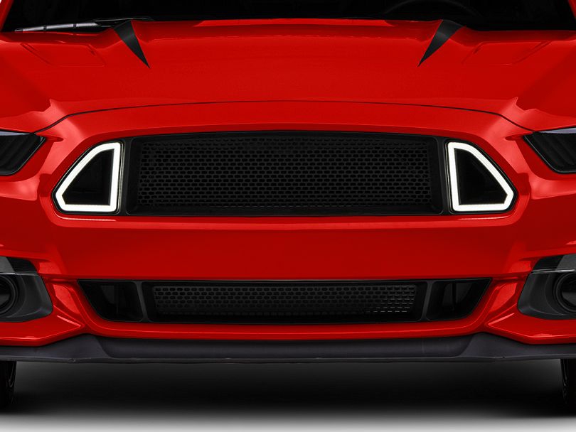 LED Övre Grill (MUSTANG 15-17 Ecoboost, GT, V6) - 3