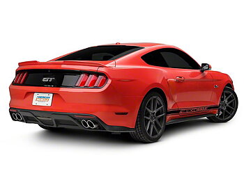 GT350 Style Diffuser - 4 Ändrör (MUSTANG 15-17 GT Premium, EcoBoost Premium)