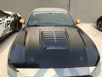 GT500 Style Aluminum Huv (MUSTANG 18-20 GT, Ecoboost)