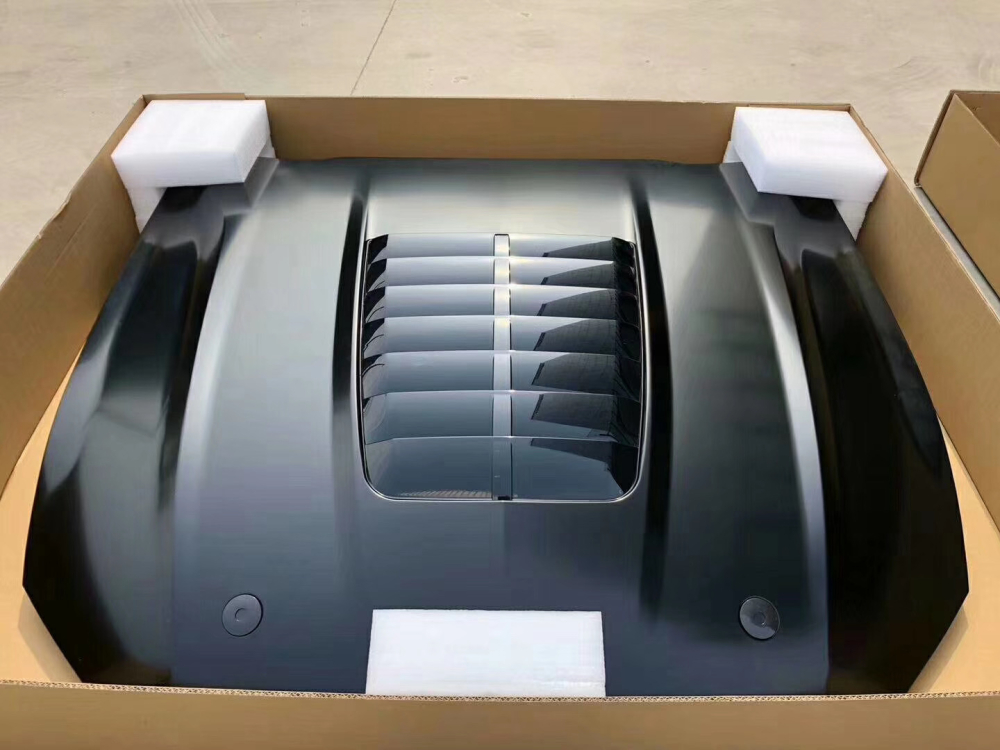 GT500 Style Aluminum Huv (MUSTANG 18-20 GT, Ecoboost) - 3