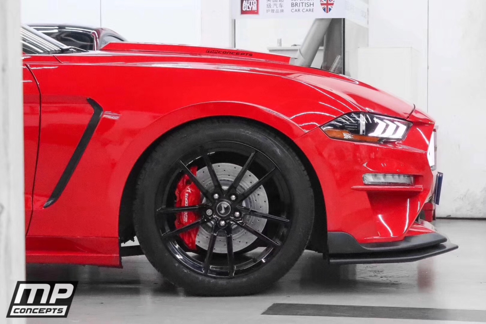 GT350 Style Framskärmar - Aluminum (MUSTANG 18-20 GT, Ecoboost)