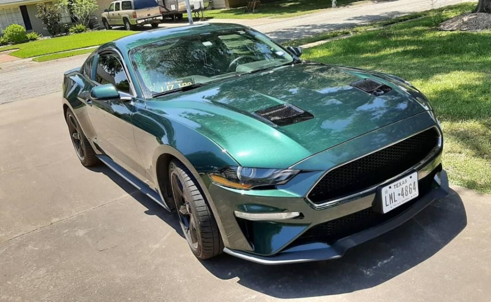 Huv Vents / Scoop - Matt Svart (MUSTANG 18-20 GT, EcoBoost) - 2
