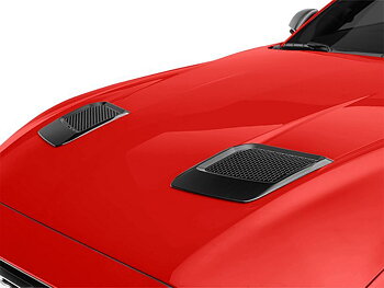 Huv Vents / Scoop - Matt Svart (MUSTANG 18-20 GT, EcoBoost)