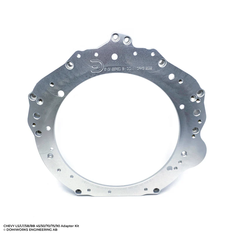 Chevy LS / LT / SB / BB till 8HP 45 / 50 / 70 / 75 / 90 N57 / B57 / B58 / N63 / N73 / N74 adapterkit med spegelvänd startmotor - 2
