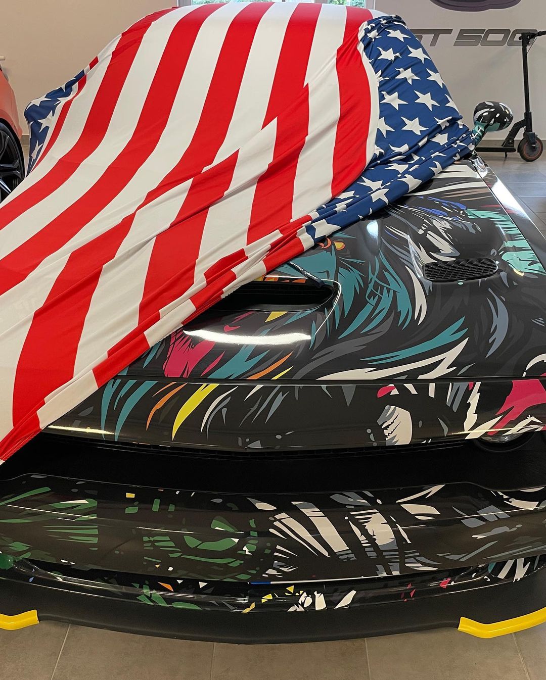 Bilöverdrag USA Design – MAGIC CARPIT - 5