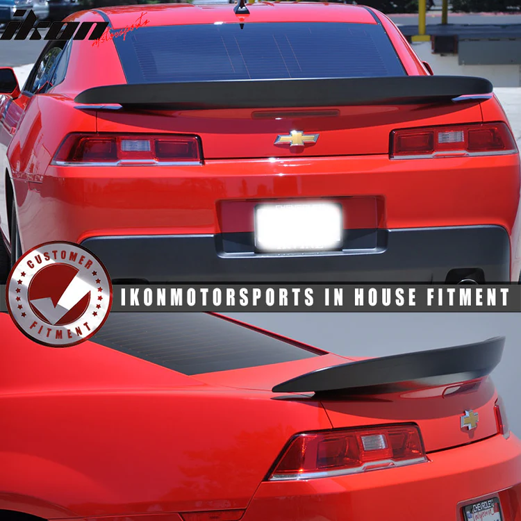 Z28 OE Style bakspoiler – matt svart (CAMARO 14–15) - 5