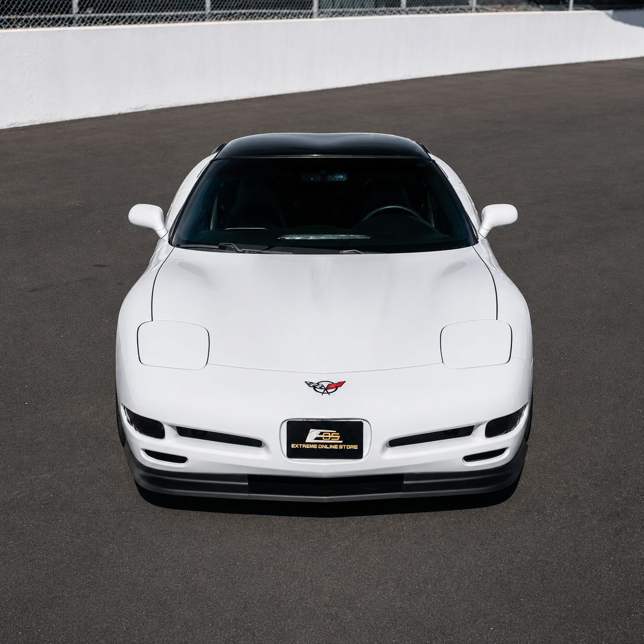 EOS frontläpp – mattsvart (CORVETTE C5 97–04) - 5