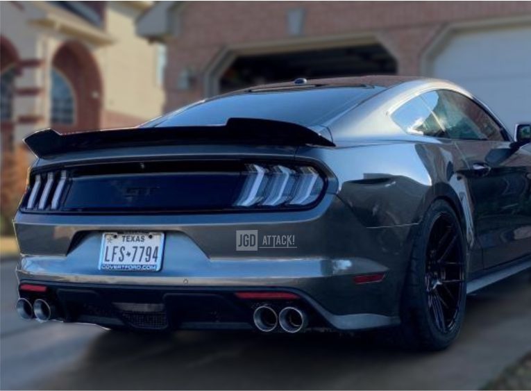 GT350 Style Bakre Stötfångare & Diffuser Kitt (MUSTANG 15-17 alla) - 5