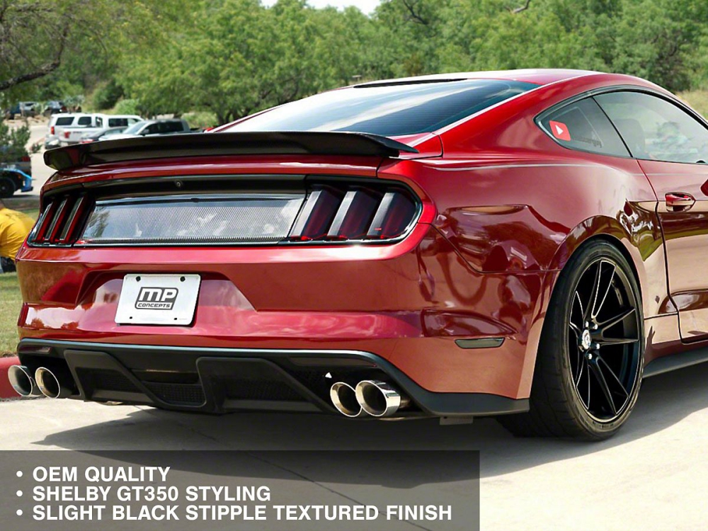 GT350 Style Bakre Stötfångare & Diffuser Kitt (MUSTANG 15-17 alla) - 2