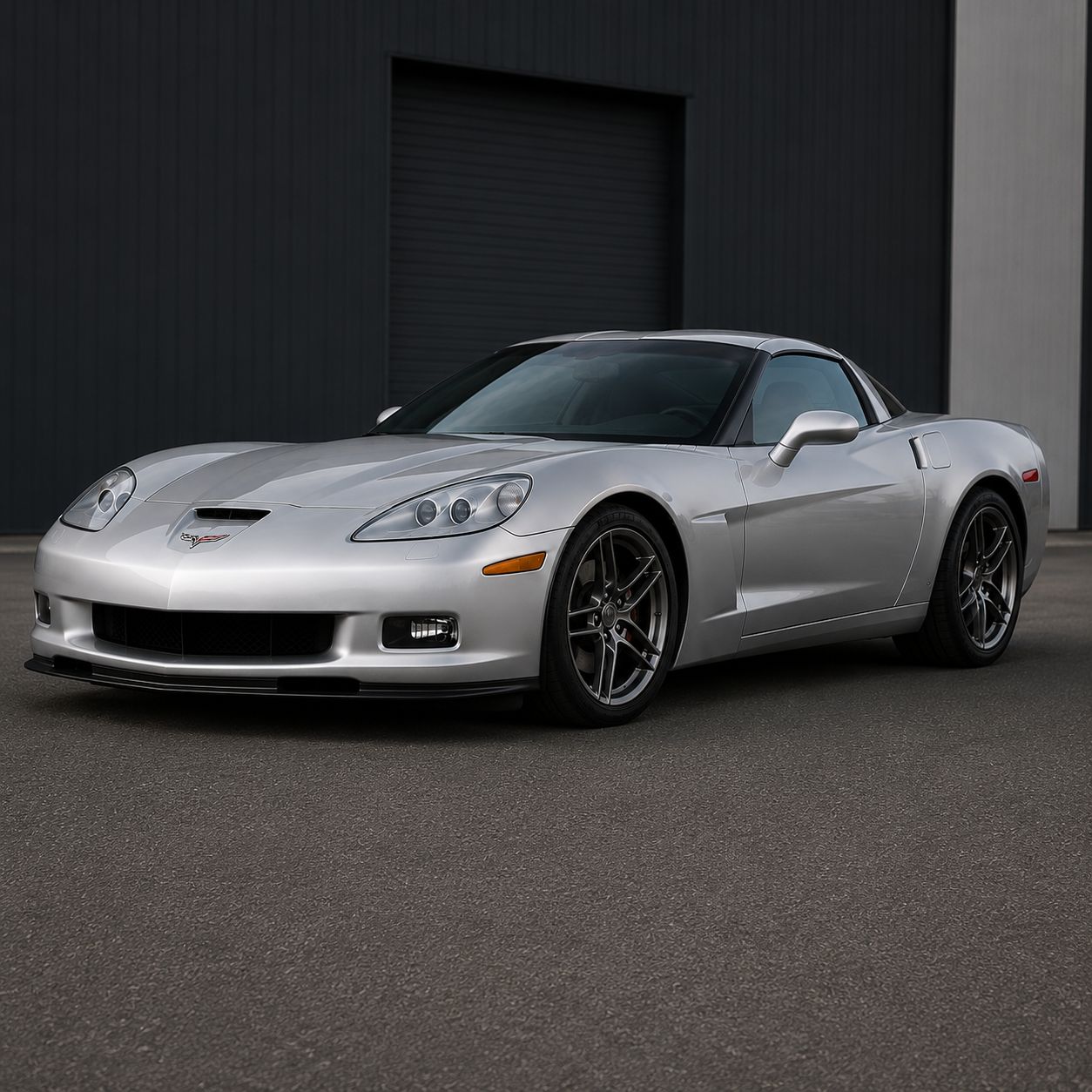 Z06 OE-inspirerad frontstötfångare med dimljus – olackad (CORVETTE C6 Base 05–13) - 5