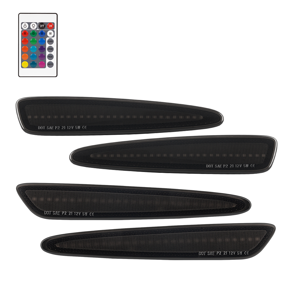 LED-sidomarkeringar fram och bak – RGB (CORVETTE C6 05–13) - 6