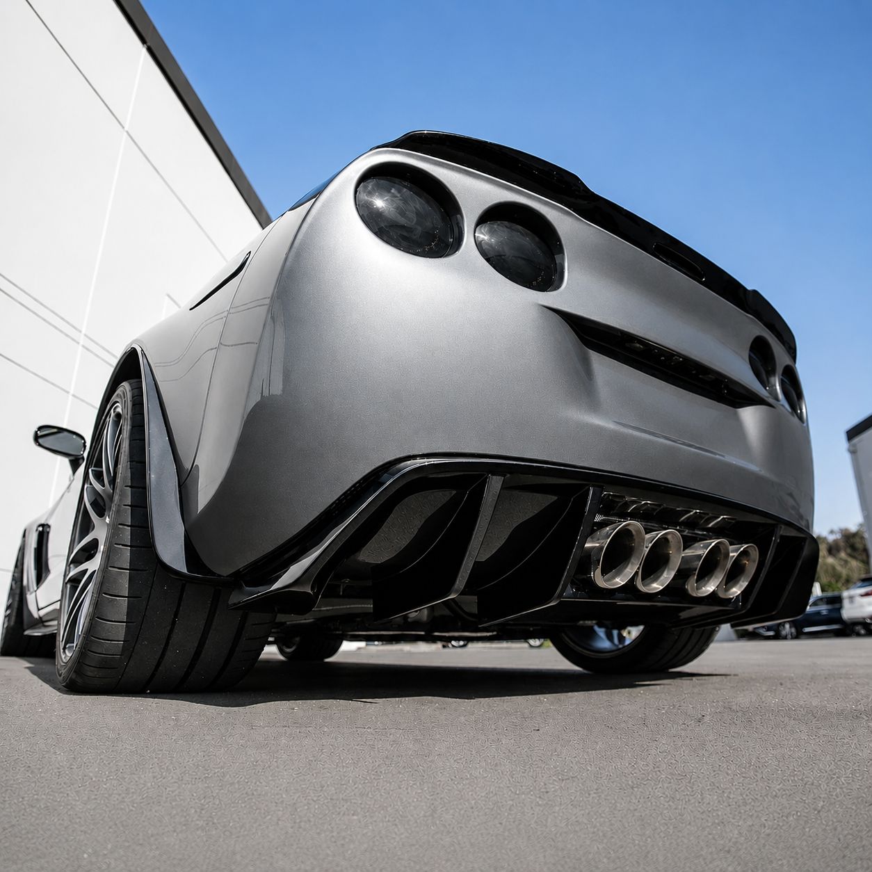 Bakdiffuser – blanksvart (CORVETTE C6 05–13) - 7