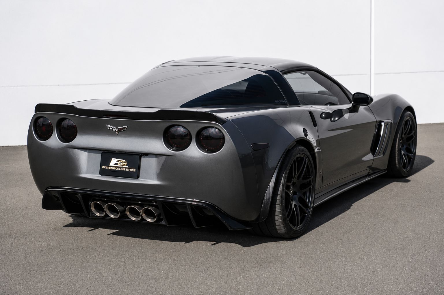 Bakdiffuser – blanksvart (CORVETTE C6 05–13) - 3