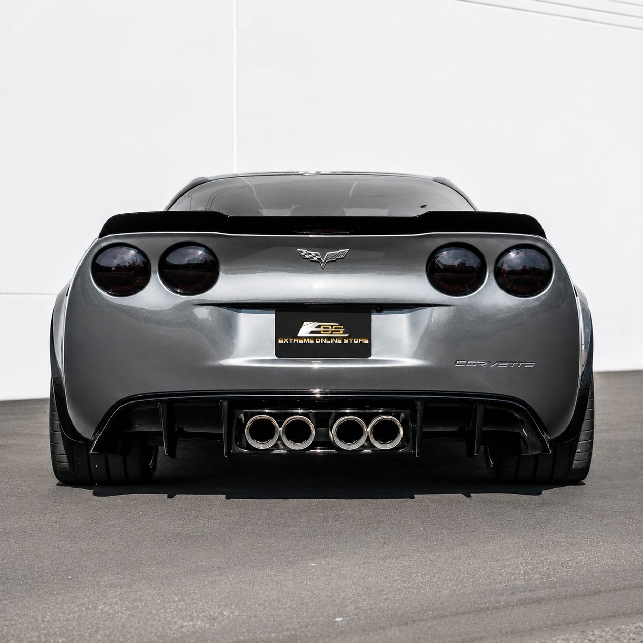 Bakdiffuser – blanksvart (CORVETTE C6 05–13)