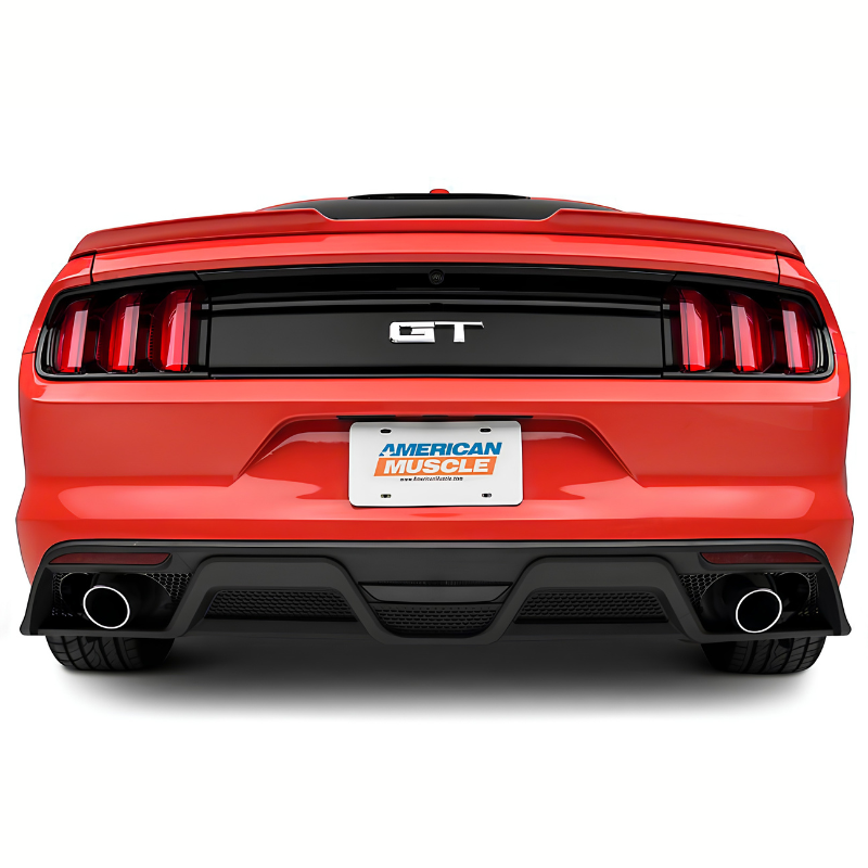 Bakre diffuser – GT350 stil – enkla ändrör (Mustang 15-17 GT Premium, EcoBoost Premium) - 11