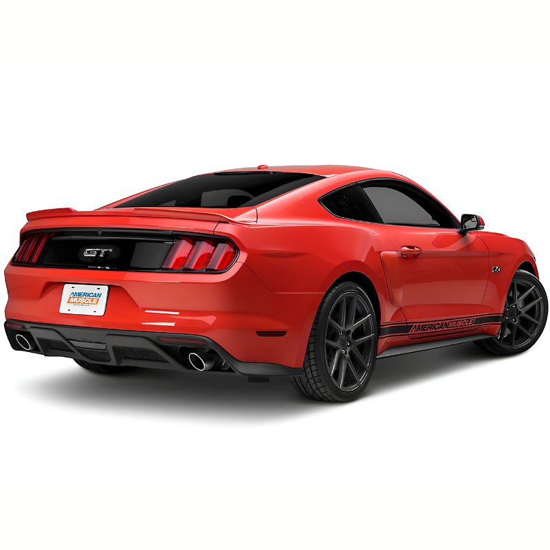 Bakre diffuser – GT350 stil – enkla ändrör (Mustang 15-17 GT Premium, EcoBoost Premium) - 12