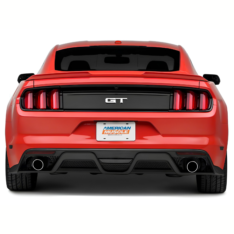 Bakre diffuser – GT350 stil – enkla ändrör (Mustang 15-17 GT Premium, EcoBoost Premium) - 10