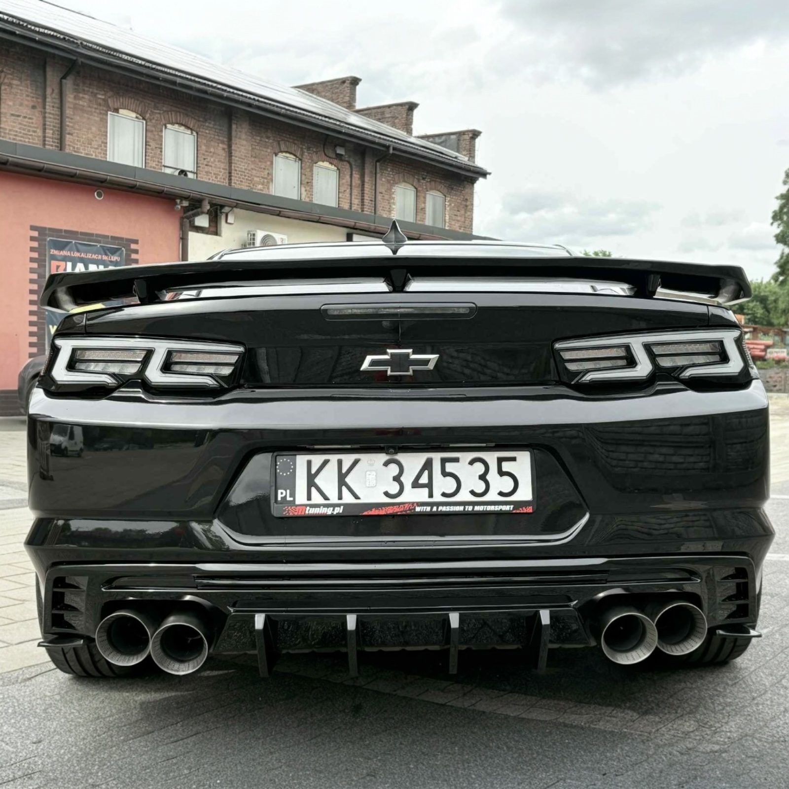 Bakspoiler – ZL1 stil – blanksvart (Camaro 16-23)