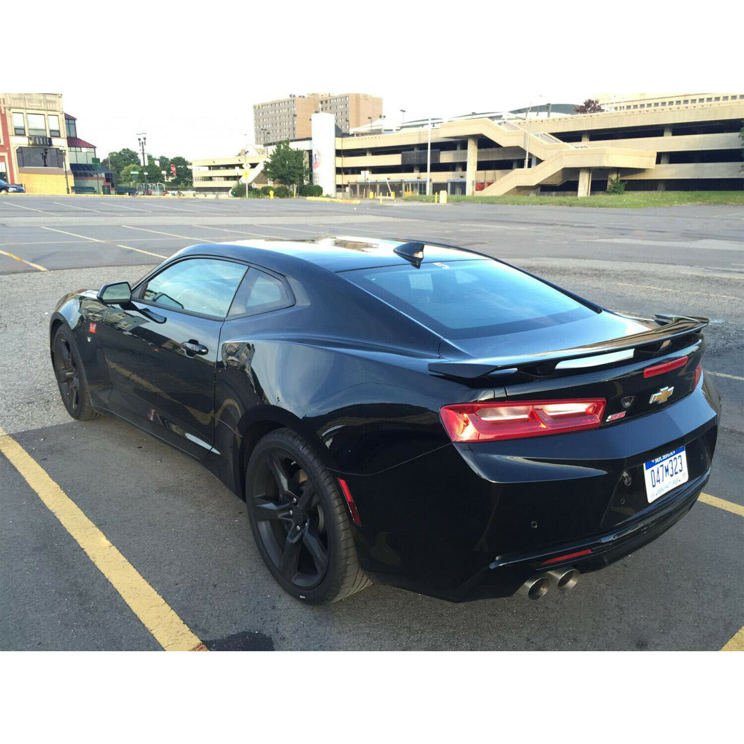 Bakspoiler – ZL1 stil – blanksvart (Camaro 16-23) - 6