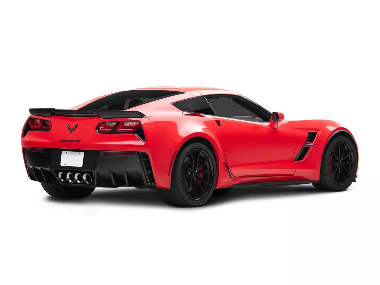 EOS diffuserfenor bak – blanksvarta (CORVETTE C7 14–19) - 9