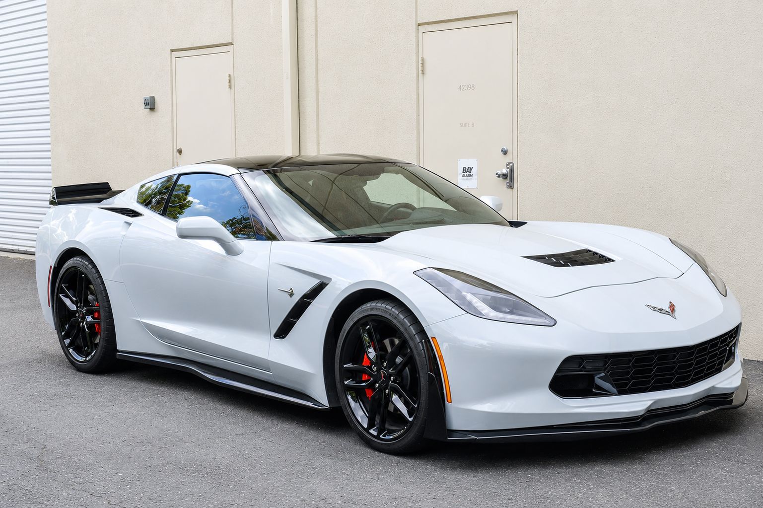 Z06-inspirerad frontgrill – blanksvart (CORVETTE C7 14–19) - 3