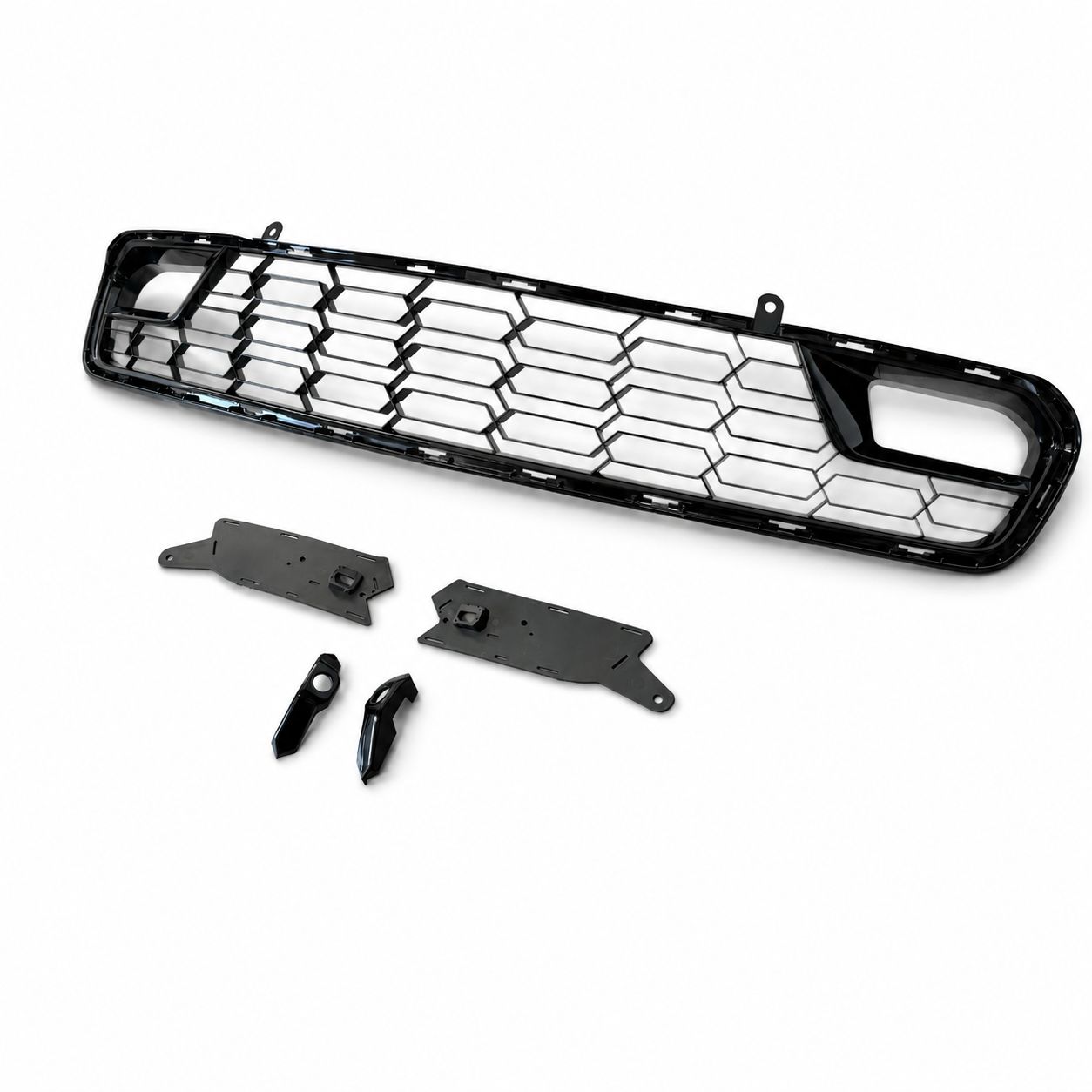 Z06-inspirerad frontgrill – blanksvart (CORVETTE C7 14–19) - 2