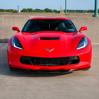 Z06-inspirerad frontgrill – blanksvart (CORVETTE C7 14–19)