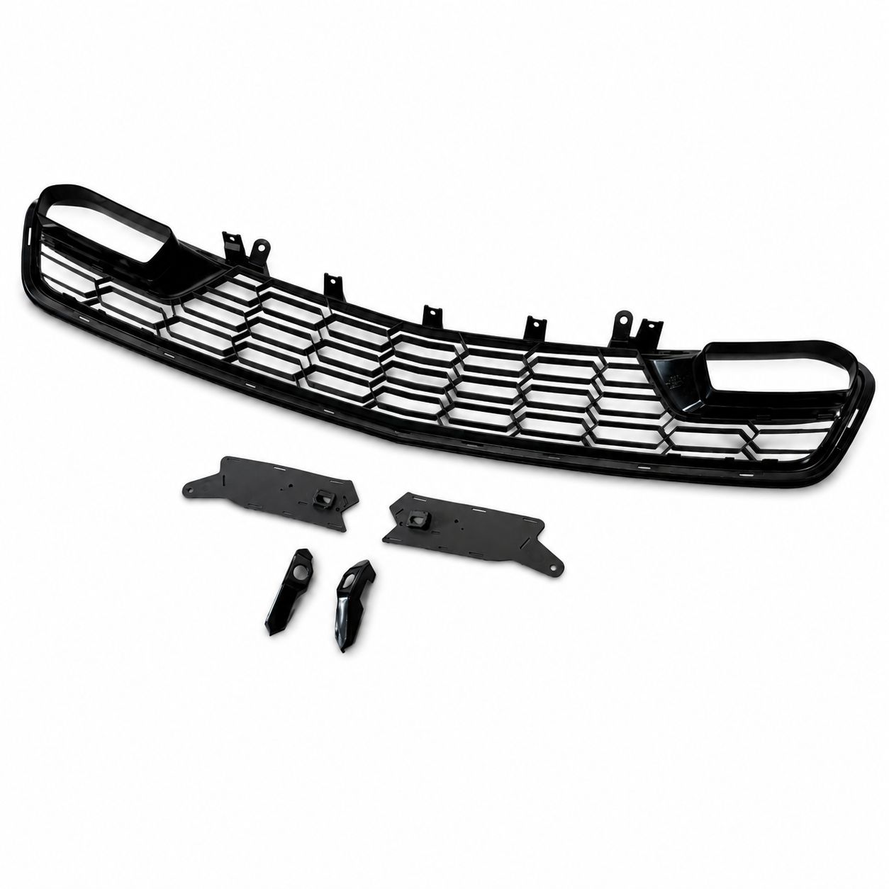 Z06-inspirerad frontgrill – blanksvart (CORVETTE C7 14–19) - 7