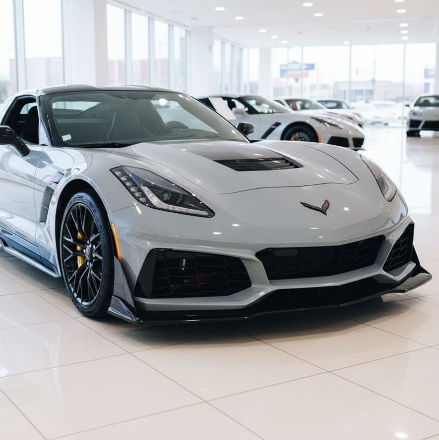 Premium ZR1-inspirerad frontstötfångare – Carbon Flash (CORVETTE C7 14–19) - 11